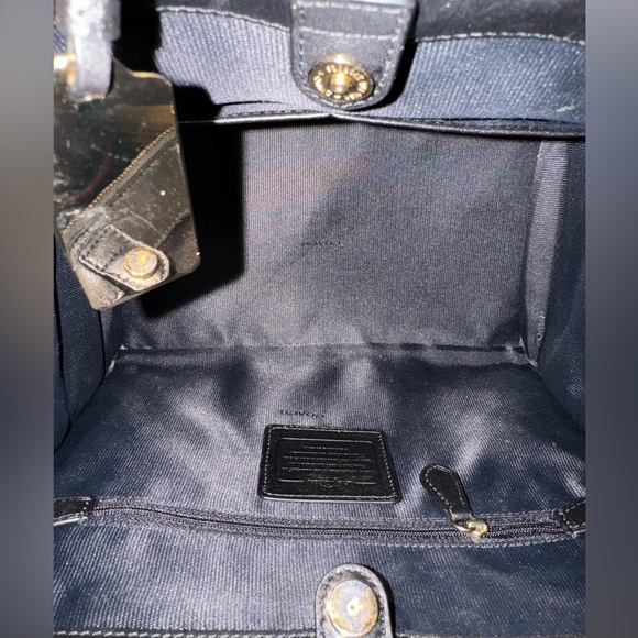 Vintage Coach New York cross body or handles , used but pristine w certificate - Picture 8 of 11